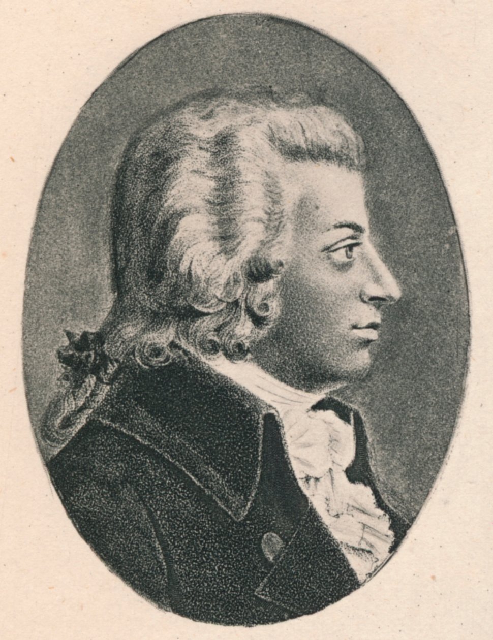 Mozart., 1895. autorstwa Unbekannt