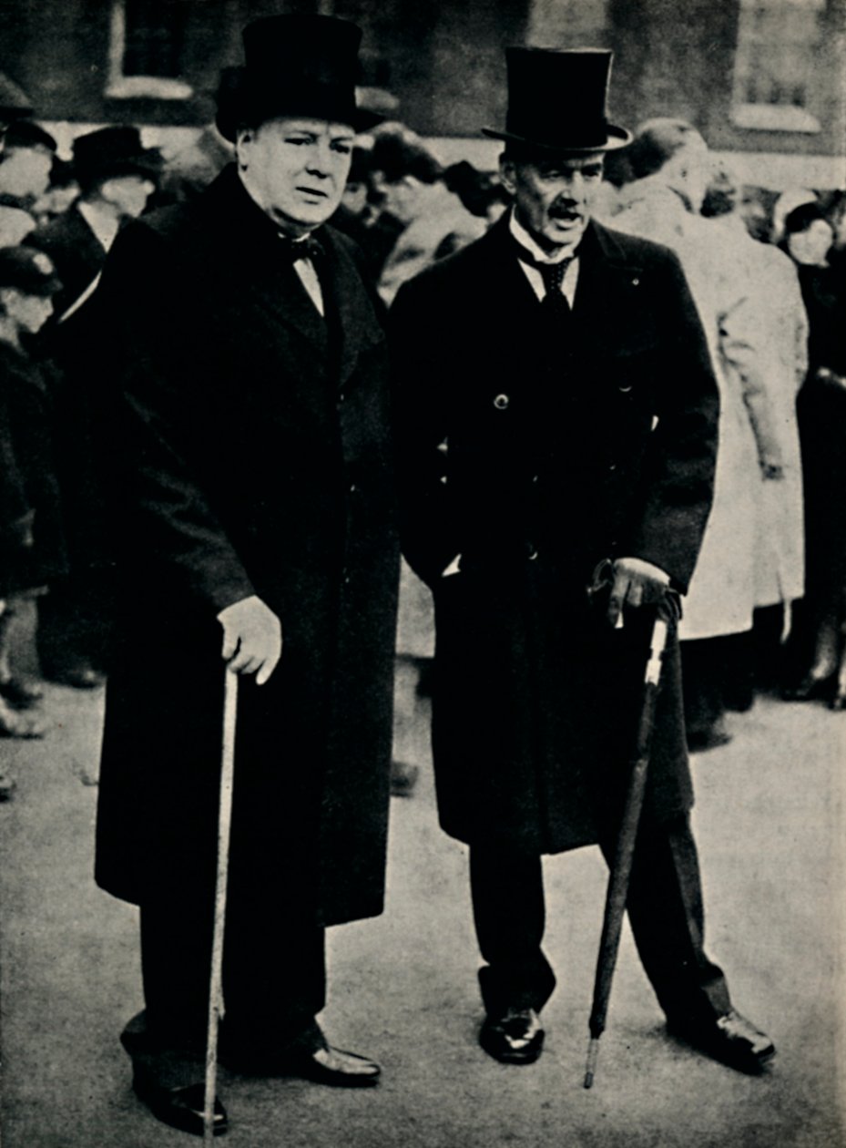 Pan Chamberlain i Pan Churchill, 23 lutego 1940, 1945. autorstwa Unbekannt