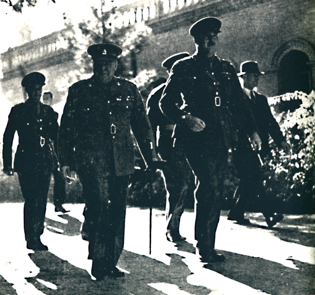 Churchill odwiedza Teheran, Persja, 1 grudnia 1943, 1945. autorstwa Unbekannt