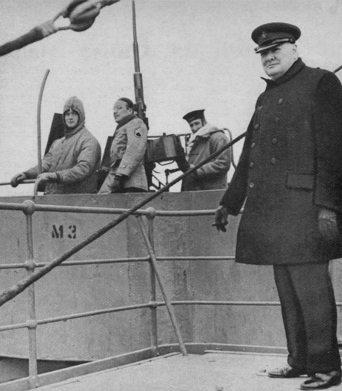 Pan Churchill z brytyjską i amerykańską załogą dział, 1943-44 autorstwa Unbekannt