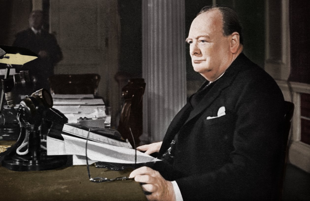 M. Churchills V.E. Transmisja Dai, 1945 1955 autorstwa Unbekannt