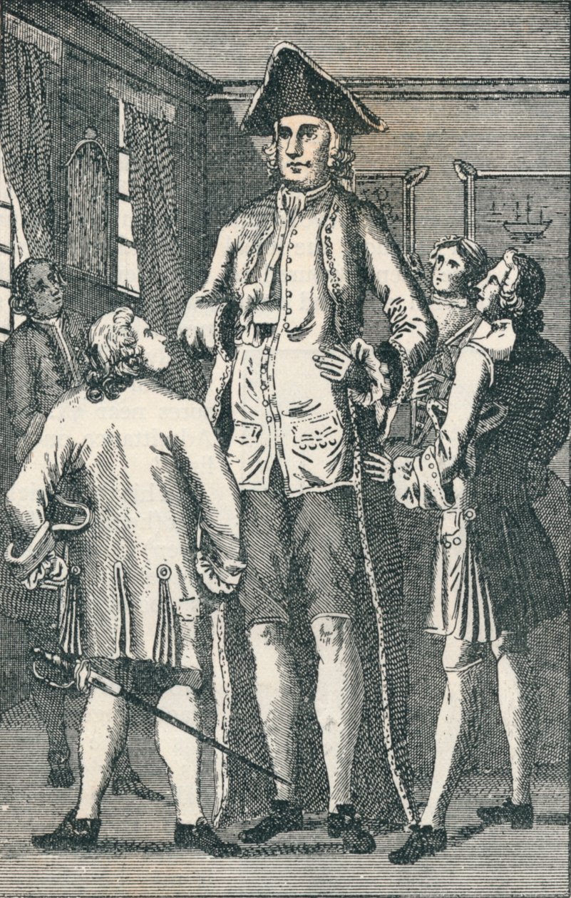 Pan Henry Blacker, brytyjski gigant, c1750, 1894 r autorstwa Unbekannt