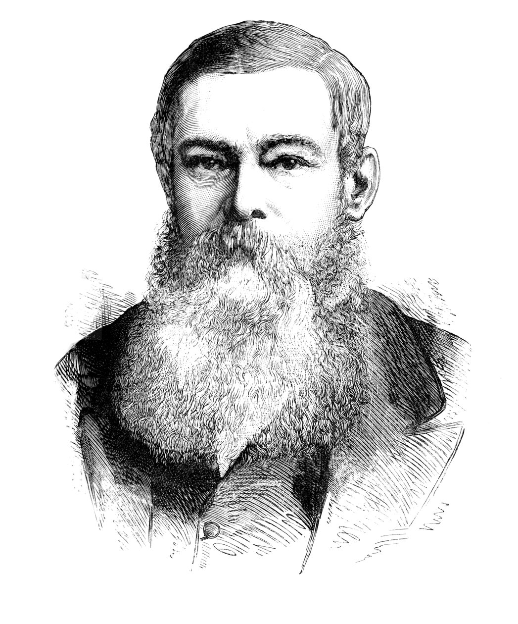 Pan J. H. Brand, prezydent Wolnego Państwa Pomarańczowego, ok. 1880 r. autorstwa Unbekannt