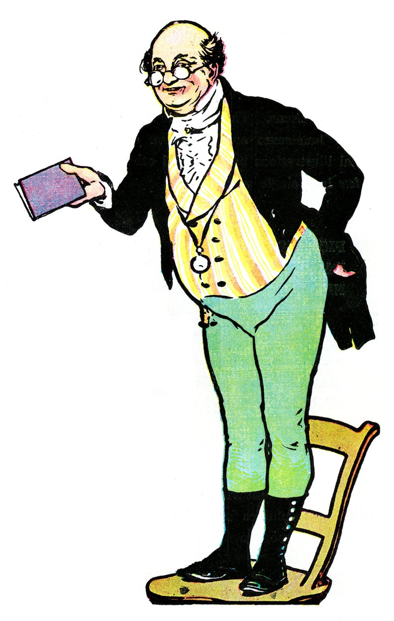 Pan Pickwick, z The Pickwick Papers Charlesa Dickensa, 1912 autorstwa Unbekannt