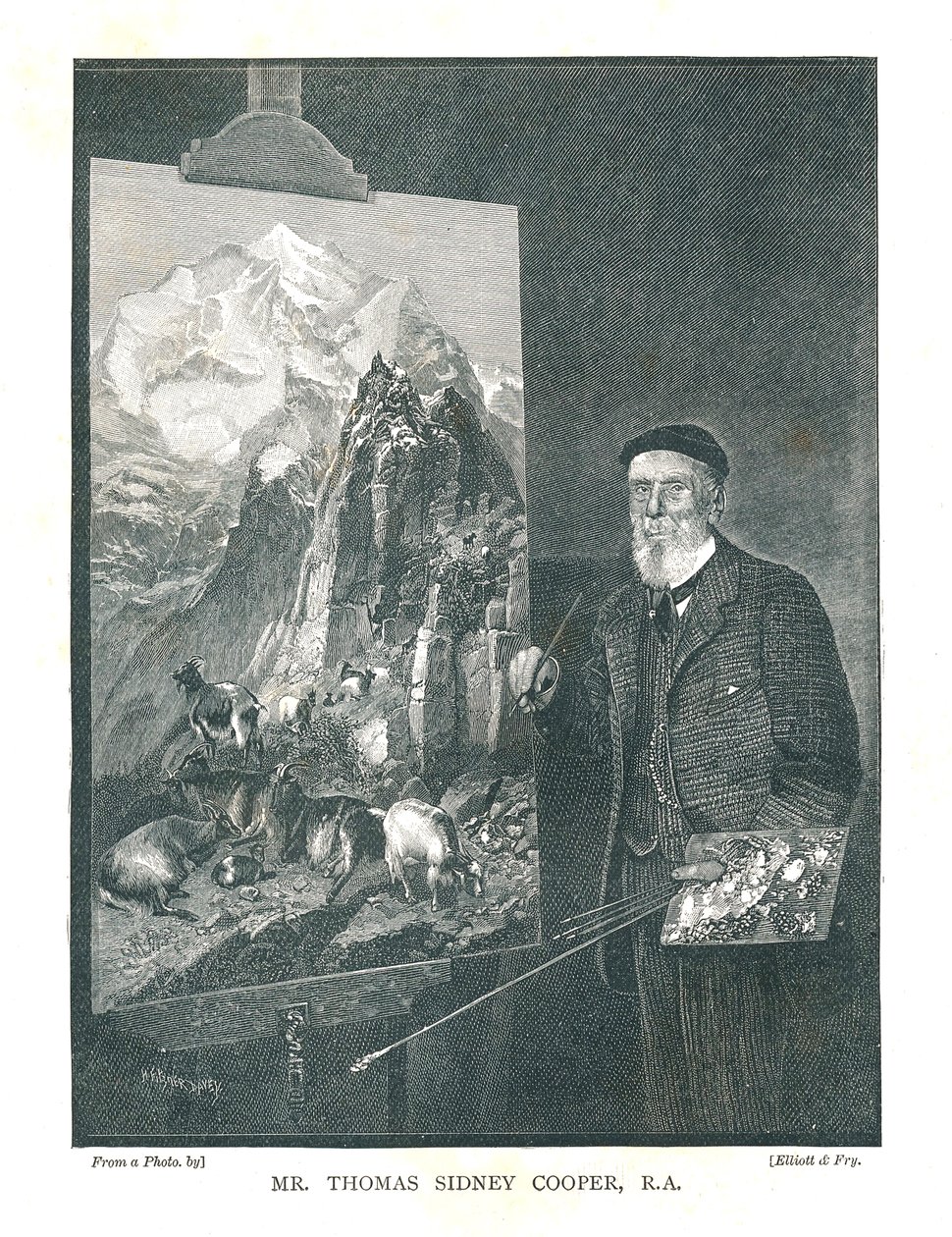 Pan Thomas Sidney Cooper RA, 1894 r. autorstwa Unbekannt