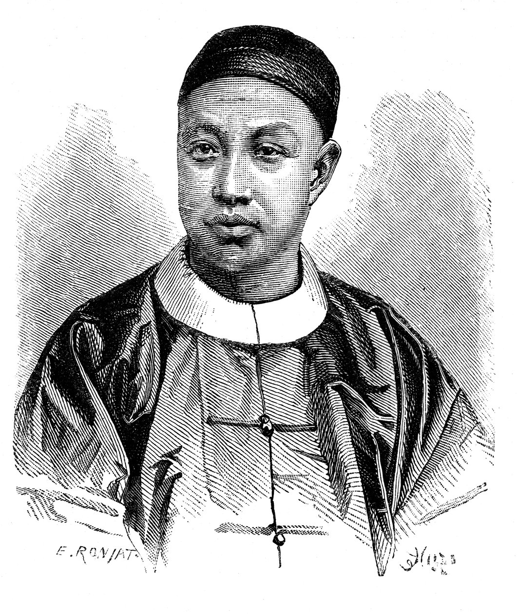 Pan Yang, attaché Poselstwa Chińskiego w Paryżu, ok. 1890 r. autorstwa Unbekannt