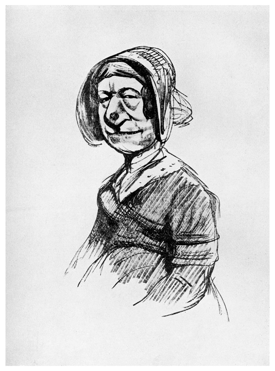 Pani Grundy: portret londyńczyka, XIX w. 1956 autorstwa Unbekannt