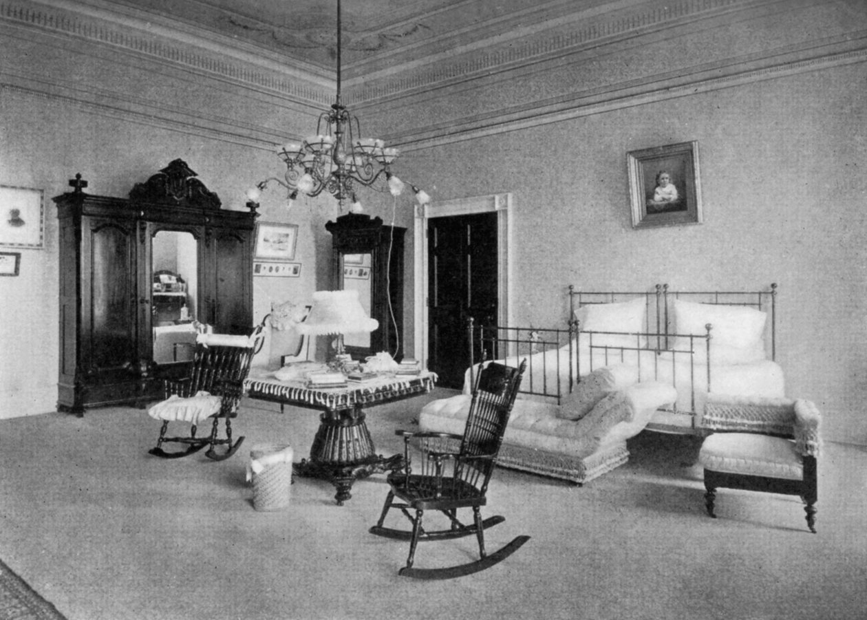 Sypialnia pani McKinley w Białym Domu, Waszyngton DC, USA, 1908 autorstwa Unbekannt
