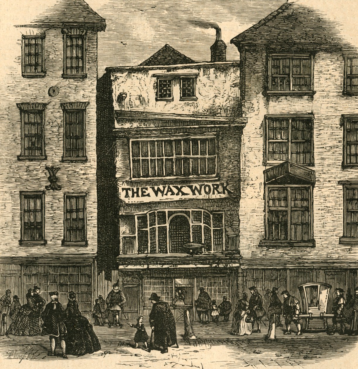 Pani Łososia Woskowa, Fleet Street - Pałac Henryka VIII. i kardynał Wolsey, 1897. autorstwa Unbekannt