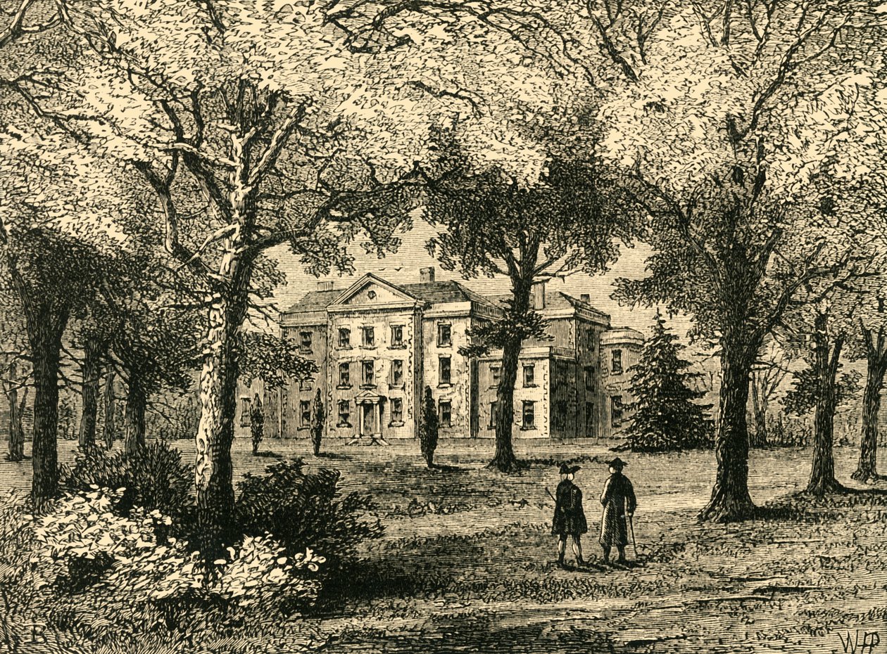 Dom pani Thrales, Streatham, ok. 1878 r. autorstwa Unbekannt