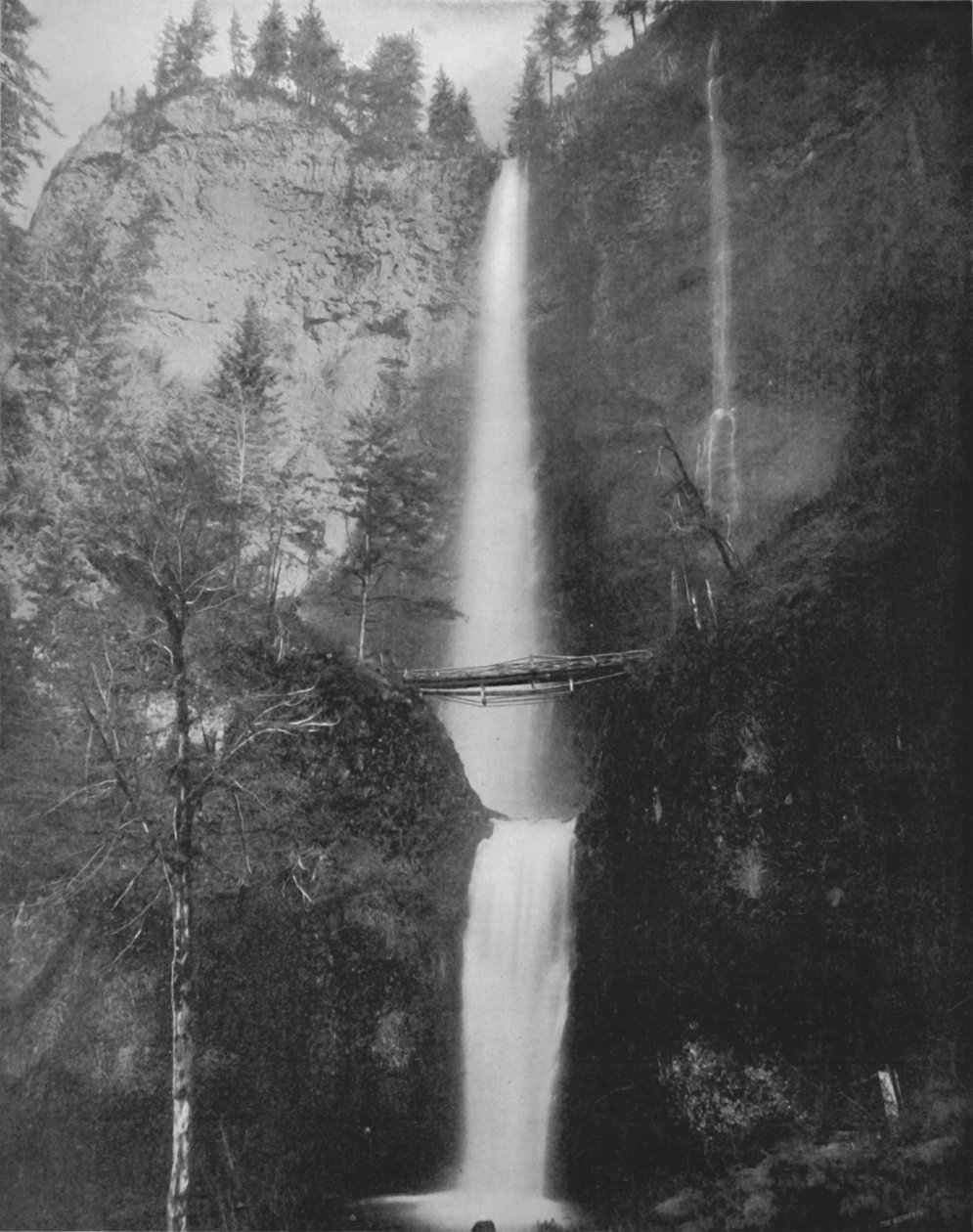 Wodospady Multnomah, XIX w. autorstwa Unbekannt