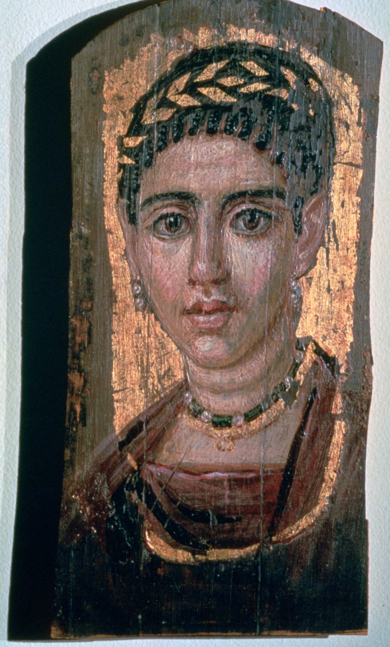 Portret mumii Egipcjanki, I-III w. autorstwa Unbekannt