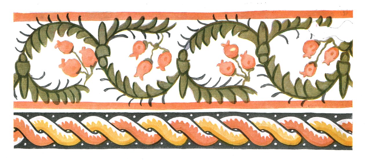 Malowidła ścienne w ruinach klasztoru św. Apolla w Bawit, Egipt, 1928. autorstwa Unbekannt