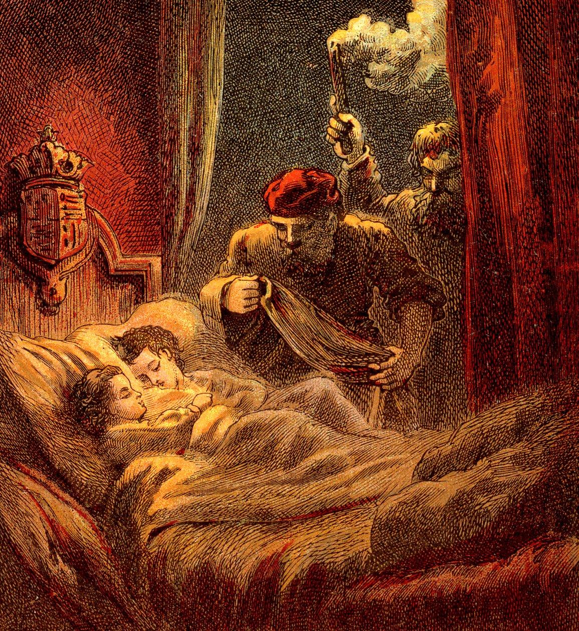 Morderstwo Małych Książąt, 1483, c1850 autorstwa Unbekannt