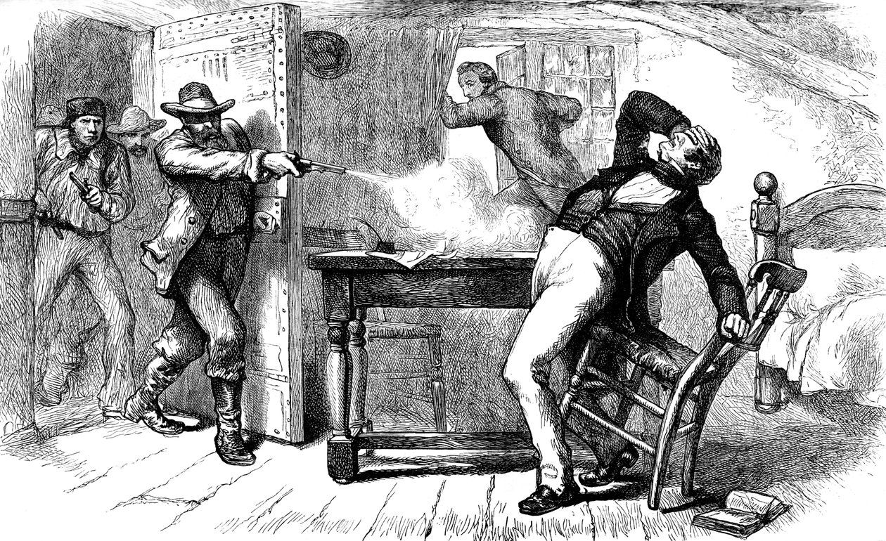Morderstwo Józefa i Hyruma Smithów, 1844 c1880 autorstwa Unbekannt