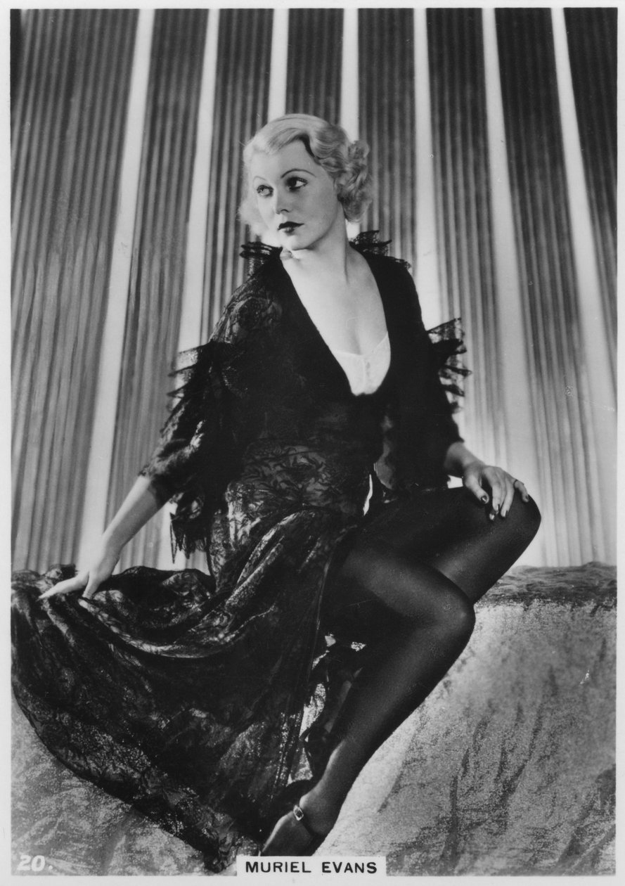 Muriel Evans, amerykańska aktorka filmowa, ok. 1938 r. autorstwa Unbekannt