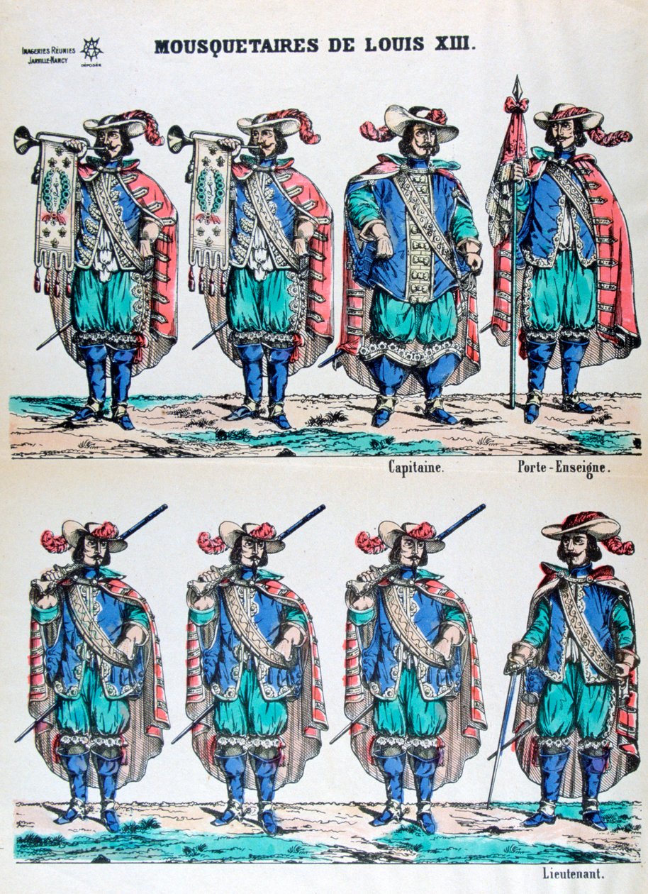 Muszkieterowie Ludwika XIII, XVII w. XIX w. autorstwa Unbekannt