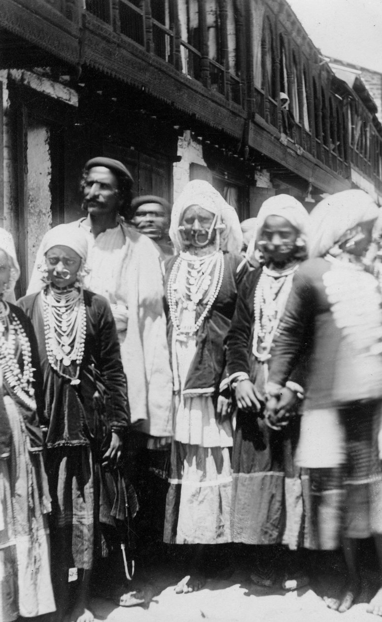 Muzułmańskie plemię górskie, Chakrata, Indie, 1917 autorstwa Unbekannt