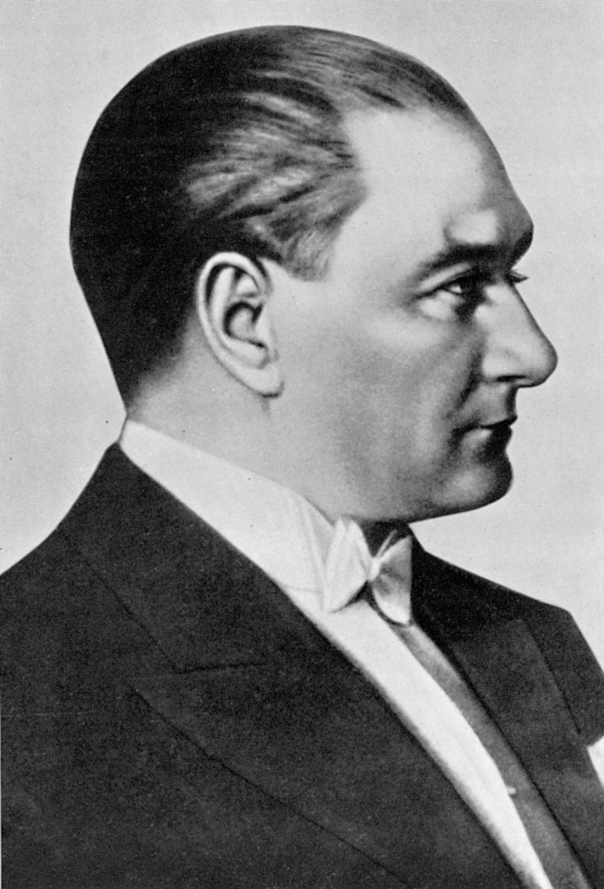 Mustafa Kemal Ataturk 1881-1938, turecki mąż stanu autorstwa Unbekannt