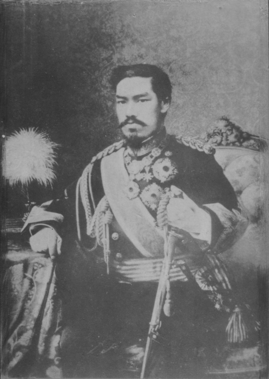 Mutsuhito, ok. 1893 r. autorstwa Unbekannt