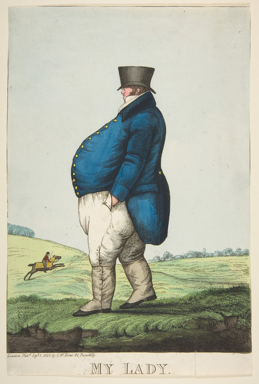 Moja Pani, 1 września 1821 r. autorstwa Unbekannt
