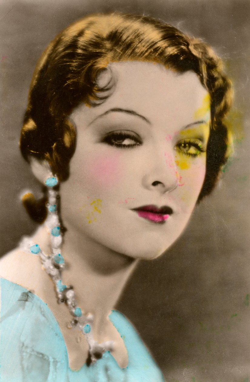 Myrna Loy 1905-1993, amerykańska aktorka, XX wiek autorstwa Unbekannt