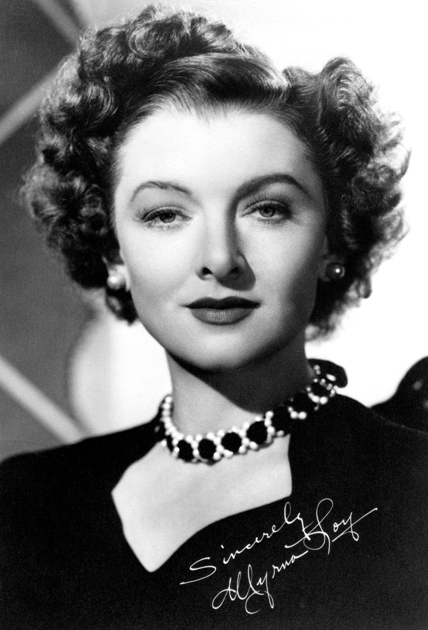 Myrna Loy 1905-1993, amerykańska aktorka, ok. 1930-c1940 autorstwa Unbekannt