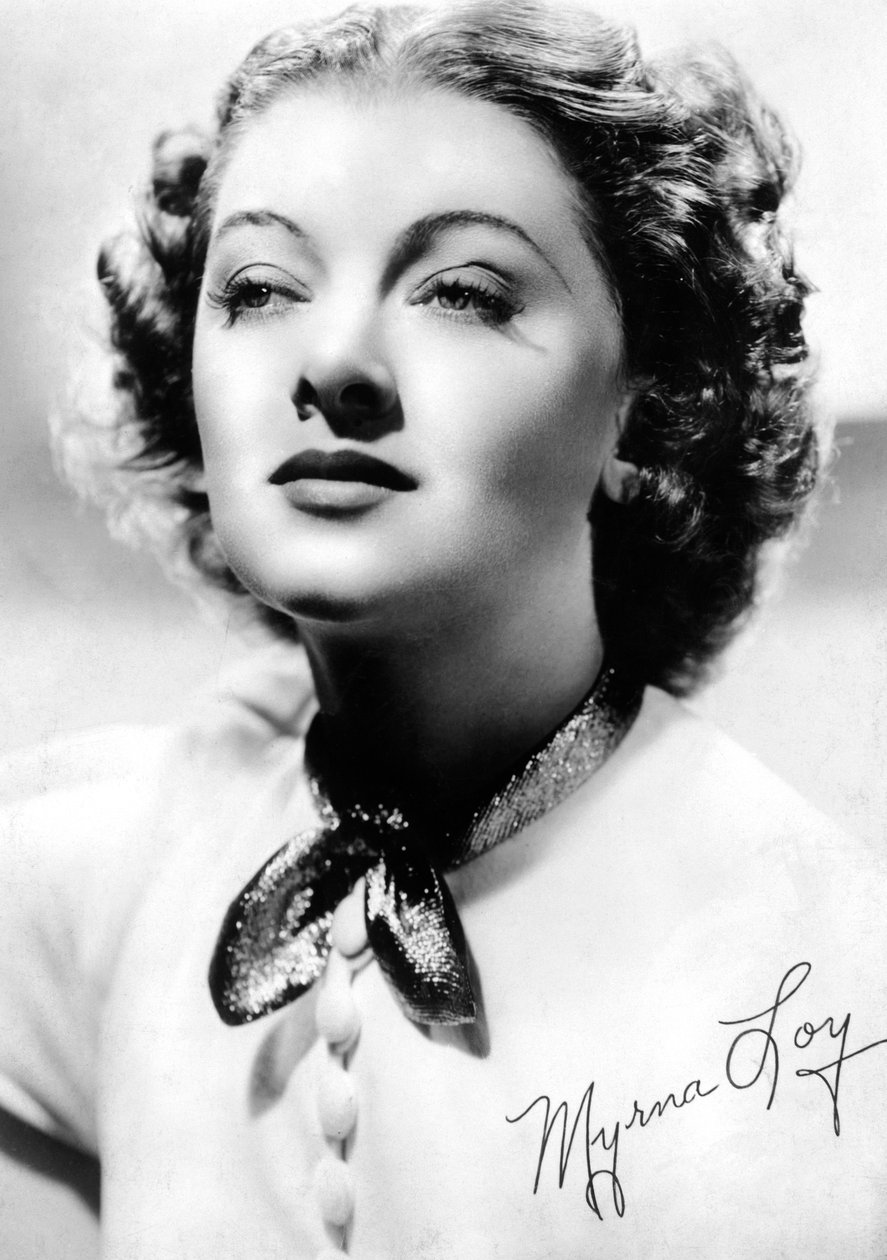 Myrna Loy 1905-1993, amerykańska aktorka, ok. 1930-c1940 autorstwa Unbekannt
