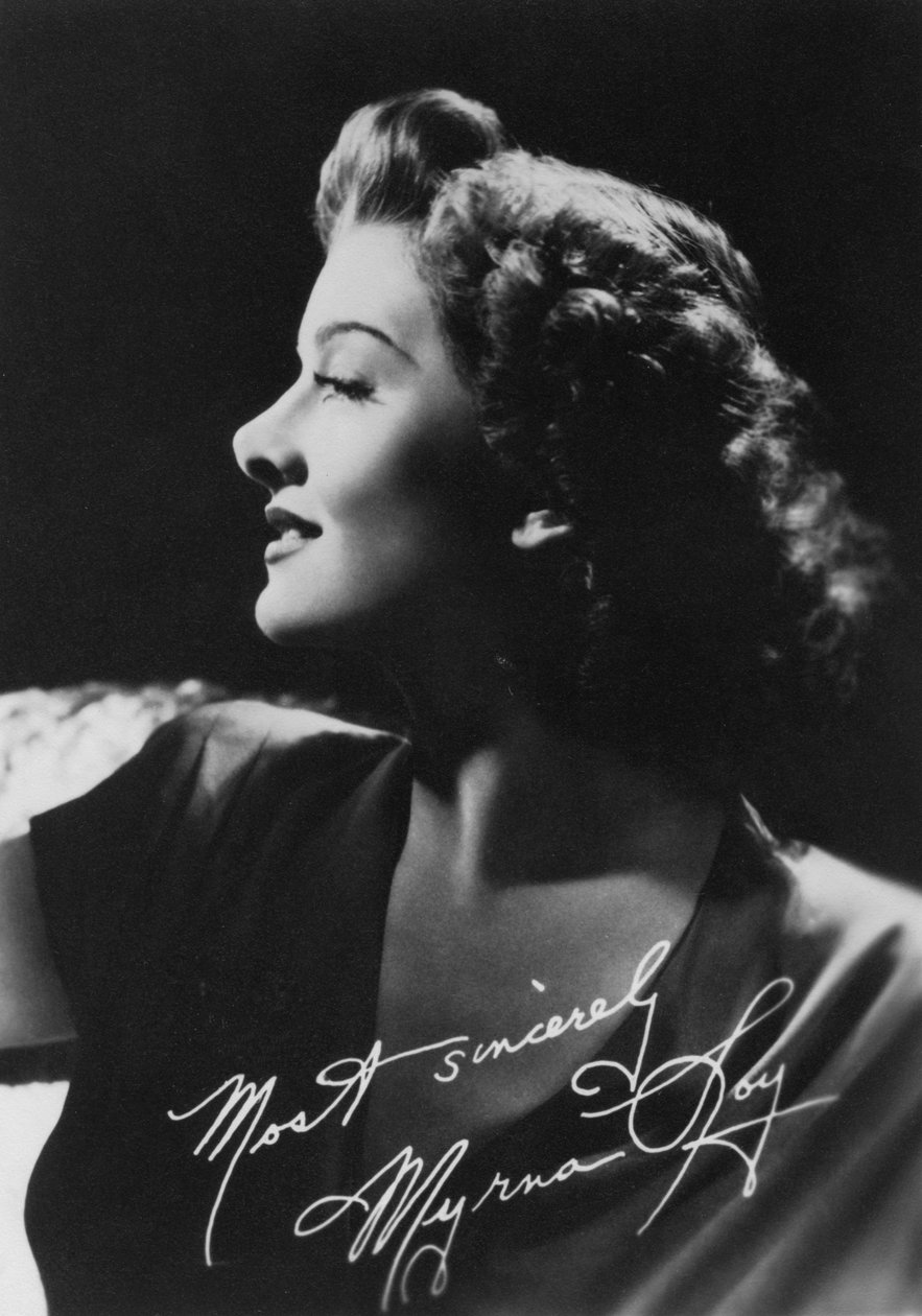 Myrna Loy 1905-1993, amerykańska aktorka, ok. 1930 autorstwa Unbekannt