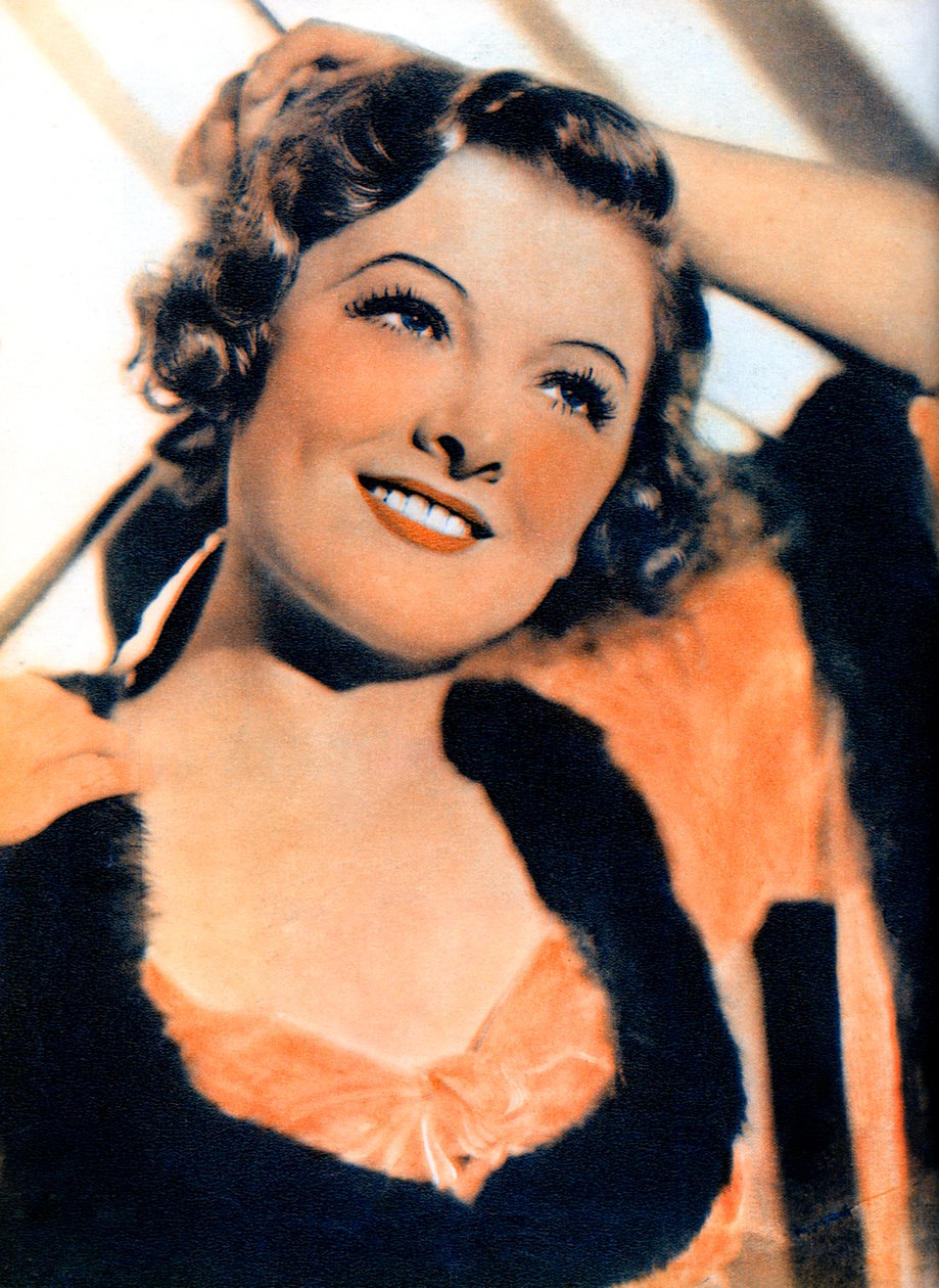 Myrna Loy, amerykańska aktorka, 1934-1935 autorstwa Unbekannt