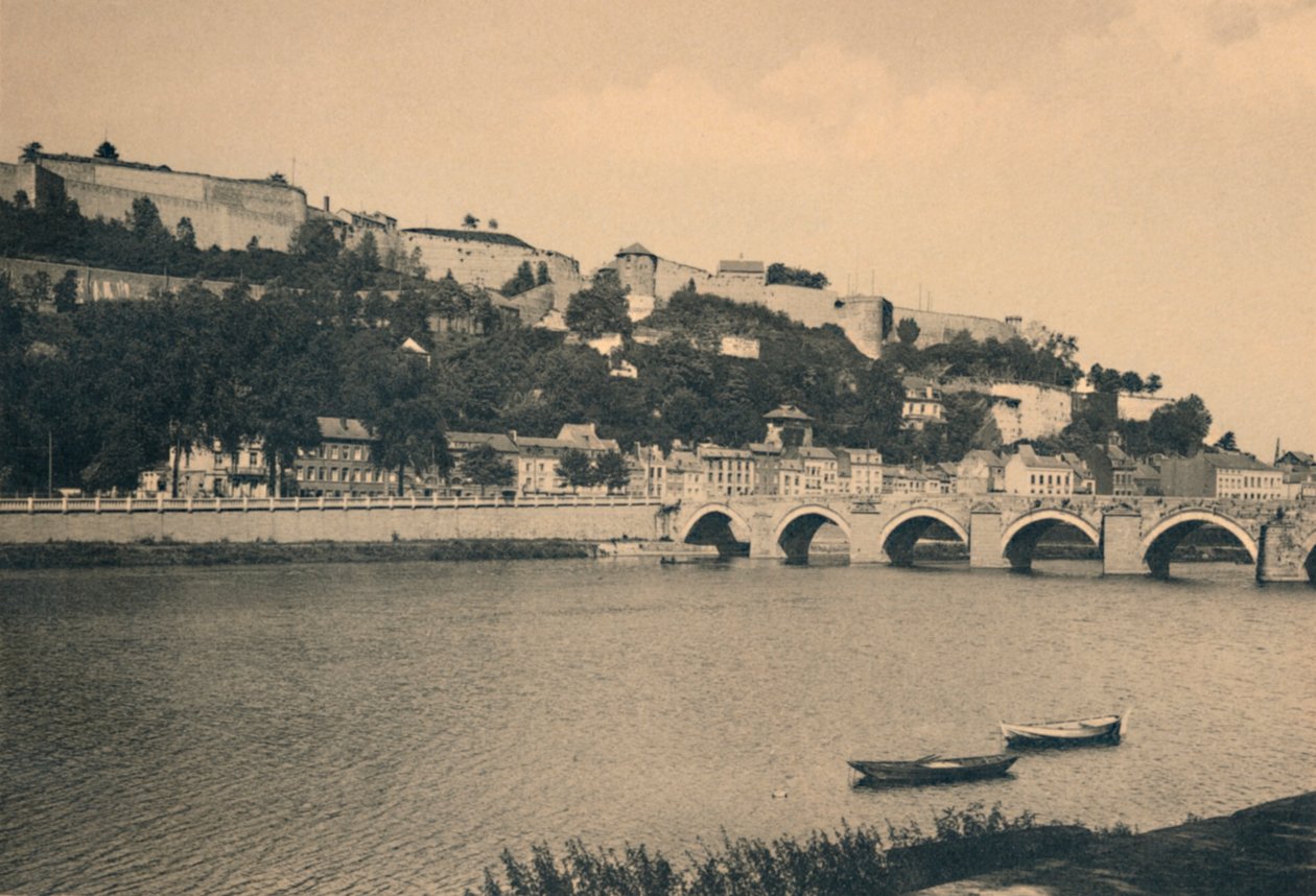 Cytadela Namur i Pont de Jambes, ok. 1900 autorstwa Unbekannt