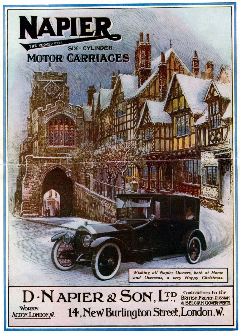 Napier, sześciocylindrowe wózki silnikowe, 1917 autorstwa Unbekannt