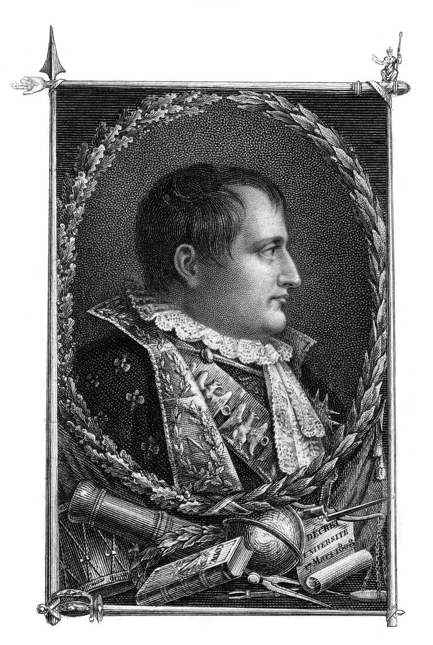 Napoleon Bonaparte, francuski generał i cesarz autorstwa Unbekannt