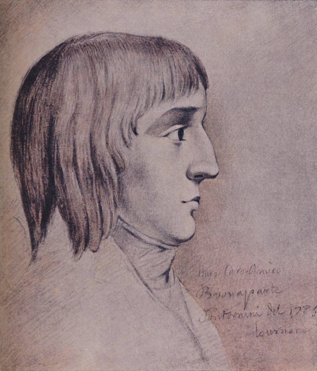 Napoleon Bonaparte w 1785, 16 lat, 1896 autorstwa Unbekannt
