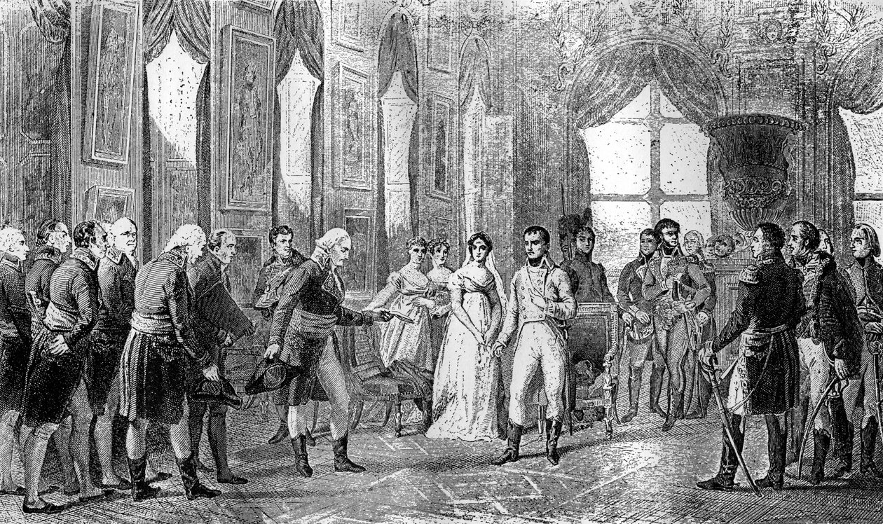 Napoleon Bonaparte zostaje ogłoszony cesarzem Francuzów w Saint-Cloud, 18 maja 1804 1882-1884 autorstwa Unbekannt