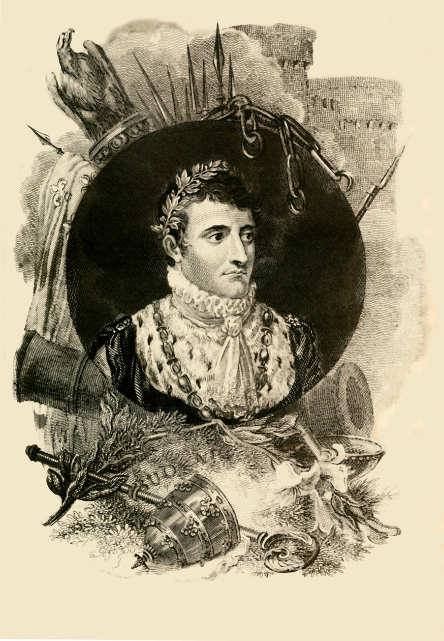 Napoleona Buonaparte, 1769-1821, 1816. autorstwa Unbekannt