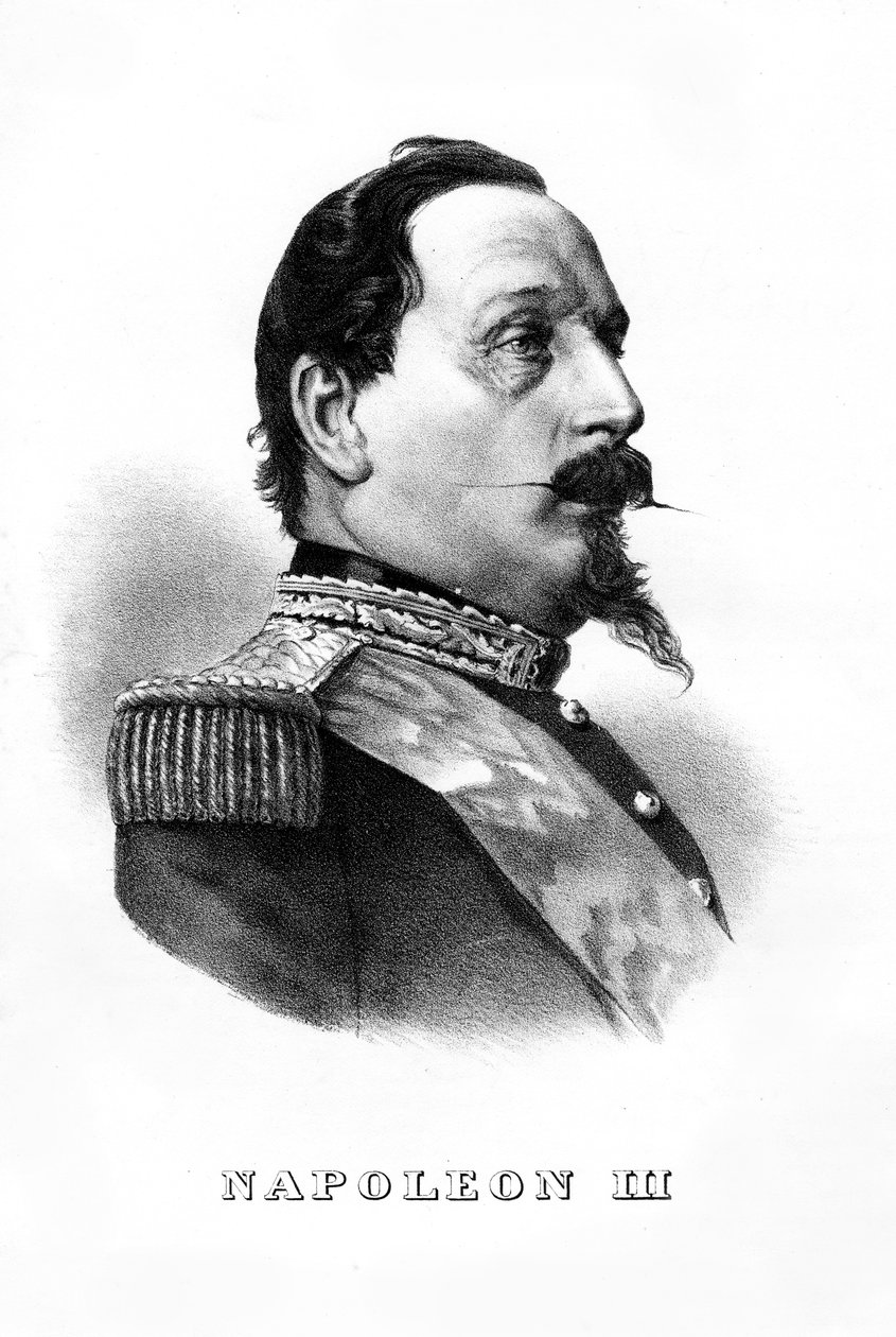 Napoleon III, prezydent Republiki Francuskiej i cesarz Francji, lata 1860 autorstwa Unbekannt