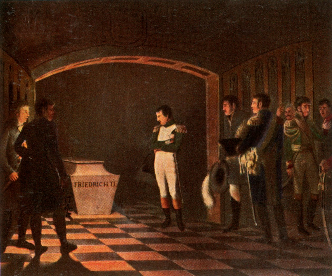 Napoleon I przy grobie Fryderyka Wielkiego, 27 października 1806, 1936. autorstwa Unbekannt