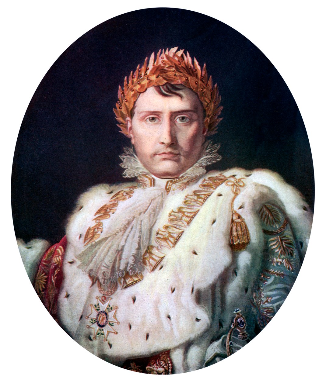 Napoleon I w szacie koronacyjnej, ok. 1804 r., ok. 1920 r. autorstwa Unbekannt