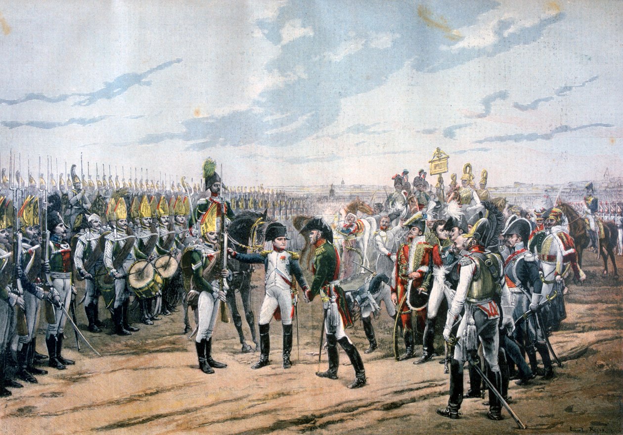 Napoleon w Tilsit, 1807 1894 autorstwa Unbekannt