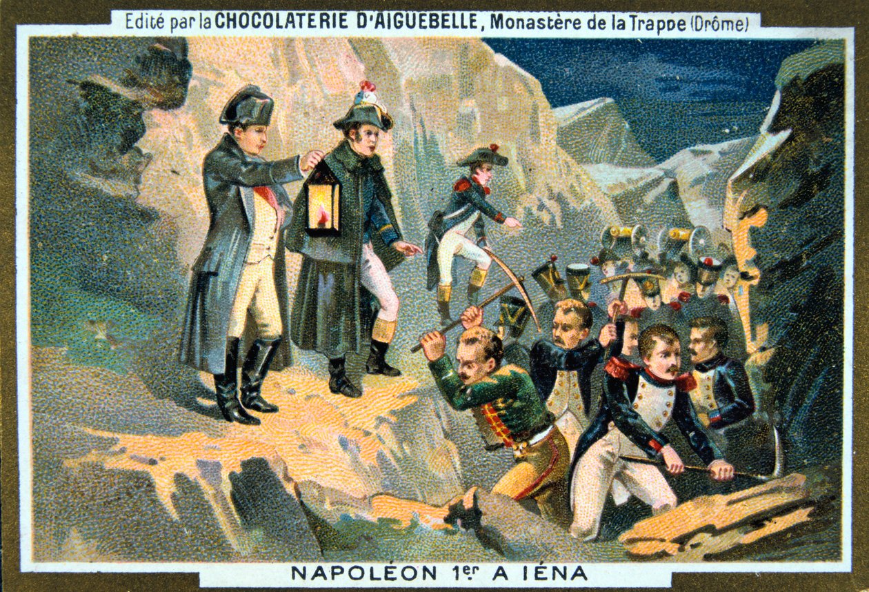 Napoleon w bitwie pod Jeną, 14 października 1806, XIX w. autorstwa Unbekannt