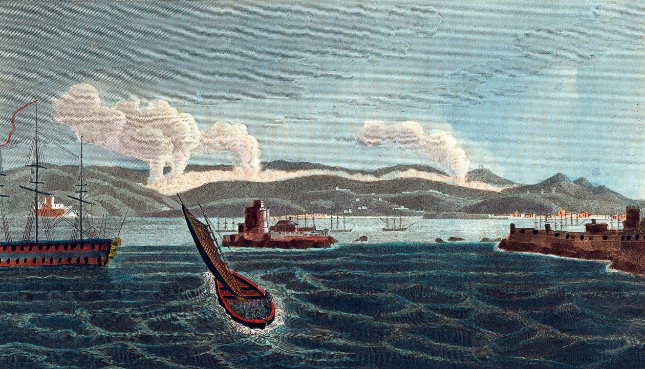 Wojny napoleońskie: Bitwa pod Coruną La Coruña, Hiszpania, 16 stycznia 1809 autorstwa Unbekannt