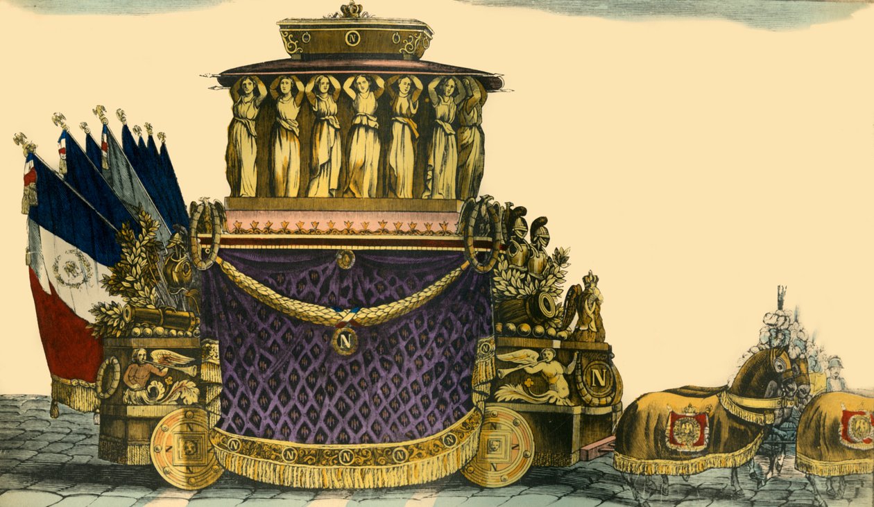 Powóz pogrzebowy Napoleona, 1840, 1921. autorstwa Unbekannt