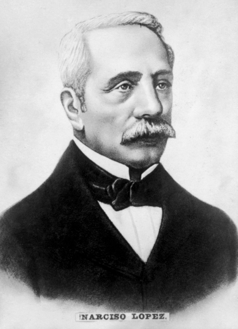 Narciso López 1797-1851, wenezuelski poszukiwacz przygód i żołnierz autorstwa Unbekannt