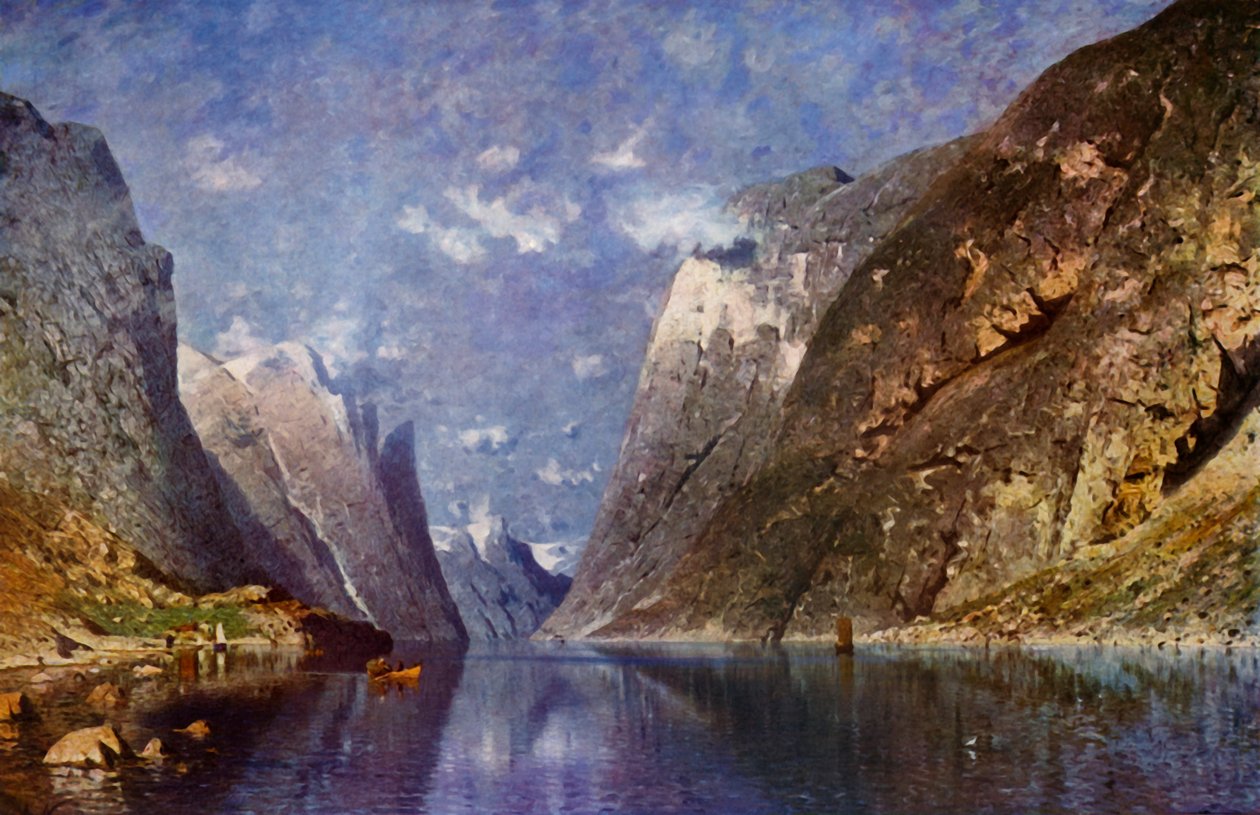 Narofiord, Norwegia, 1936. autorstwa Unbekannt
