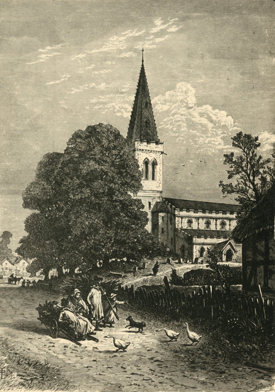 Kościół Naseby, 1898. autorstwa Unbekannt