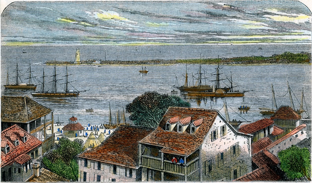 Nassau, Bahamy, ok. 1880 r. autorstwa Unbekannt