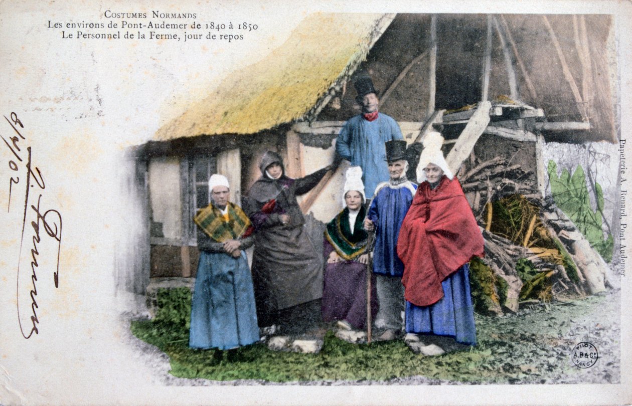 Strój tubylczy z Pont Audemer, Normandia, 1902 autorstwa Unbekannt