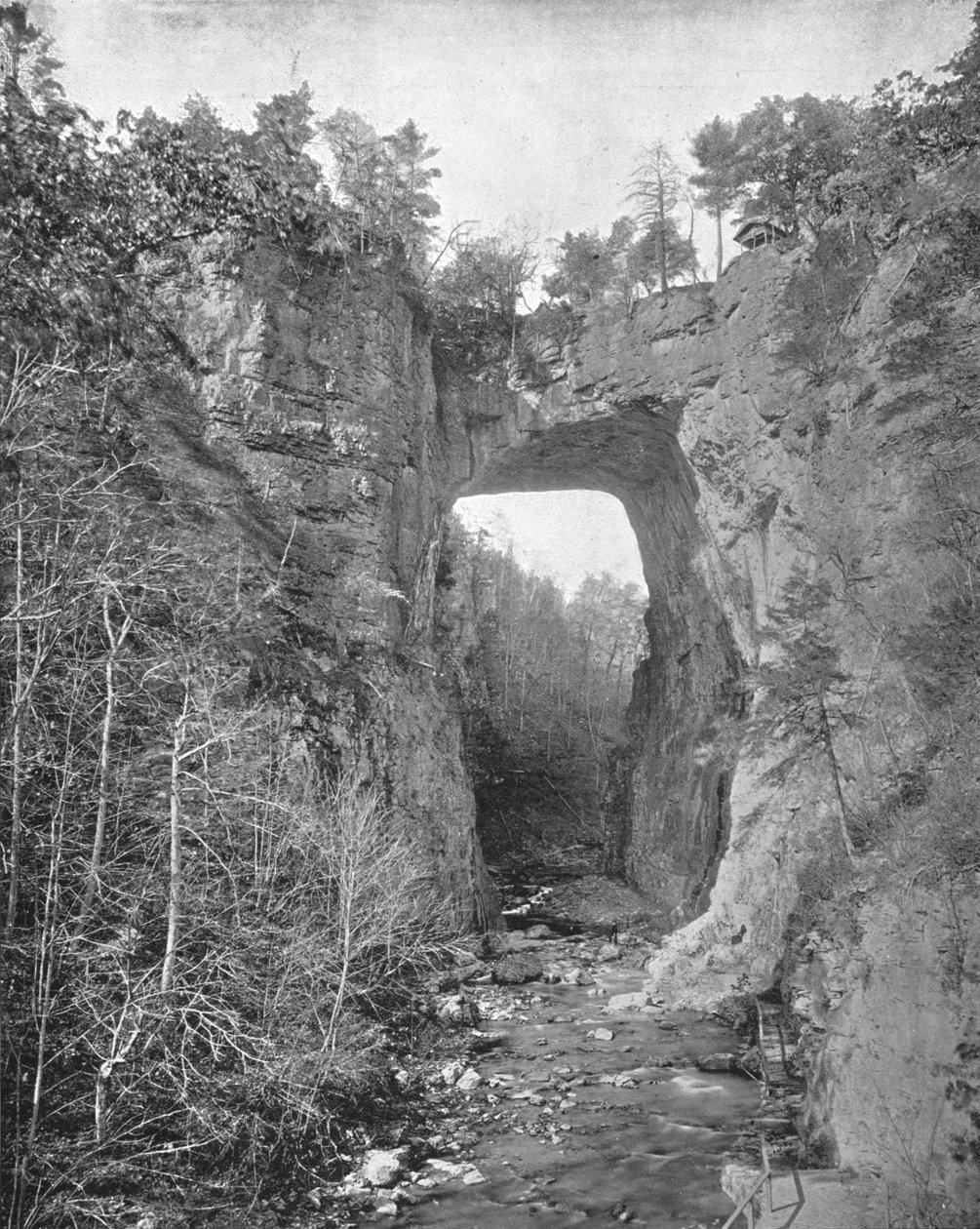 Natural Bridge, Wirginia, USA, ok. 1900. autorstwa Unbekannt