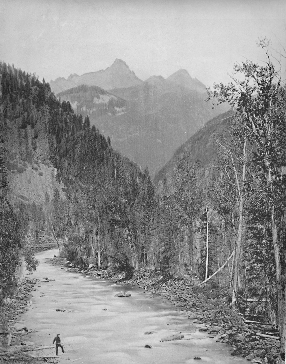 Góry Igieł, Kanion Rio de las Animas, c1897. autorstwa Unbekannt